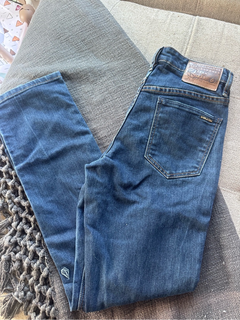 Volcom Men's Indigo Slim Straight Jeans